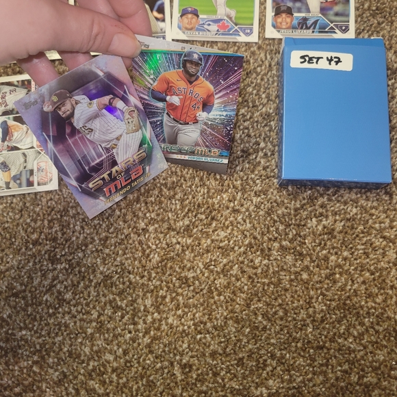 Topps Baseball Trading Card lot of 41 Set #47 - Picture 4 of 11